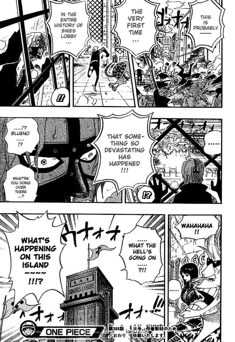 One Piece chapter 386 page 14