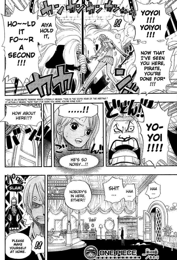 One Piece chapter 400 page 18