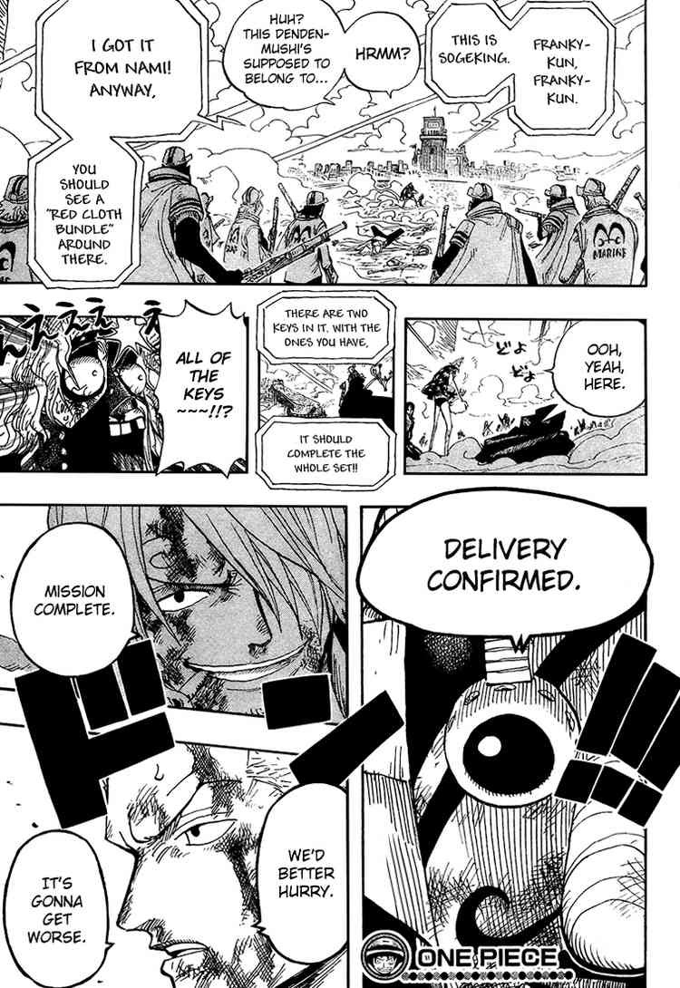 One Piece chapter 419 page 17