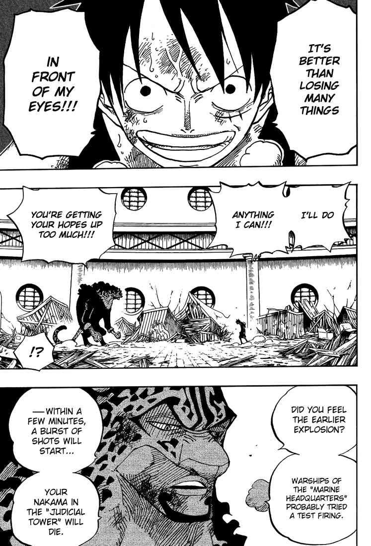 One Piece chapter 420 page 15
