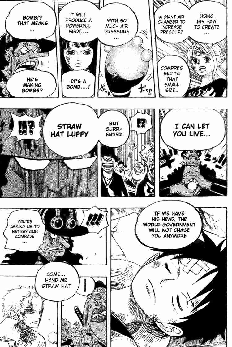 One Piece chapter 484 page 17