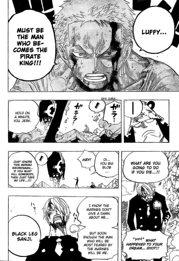 One Piece chapter 485 page 12