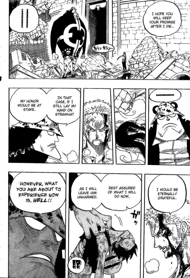 One Piece chapter 485 page 14