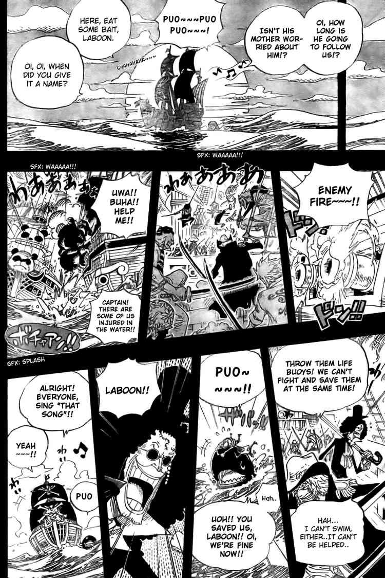 One Piece chapter 487 page 4