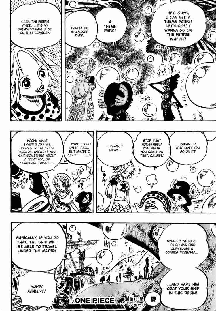 One Piece chapter 496 page 17