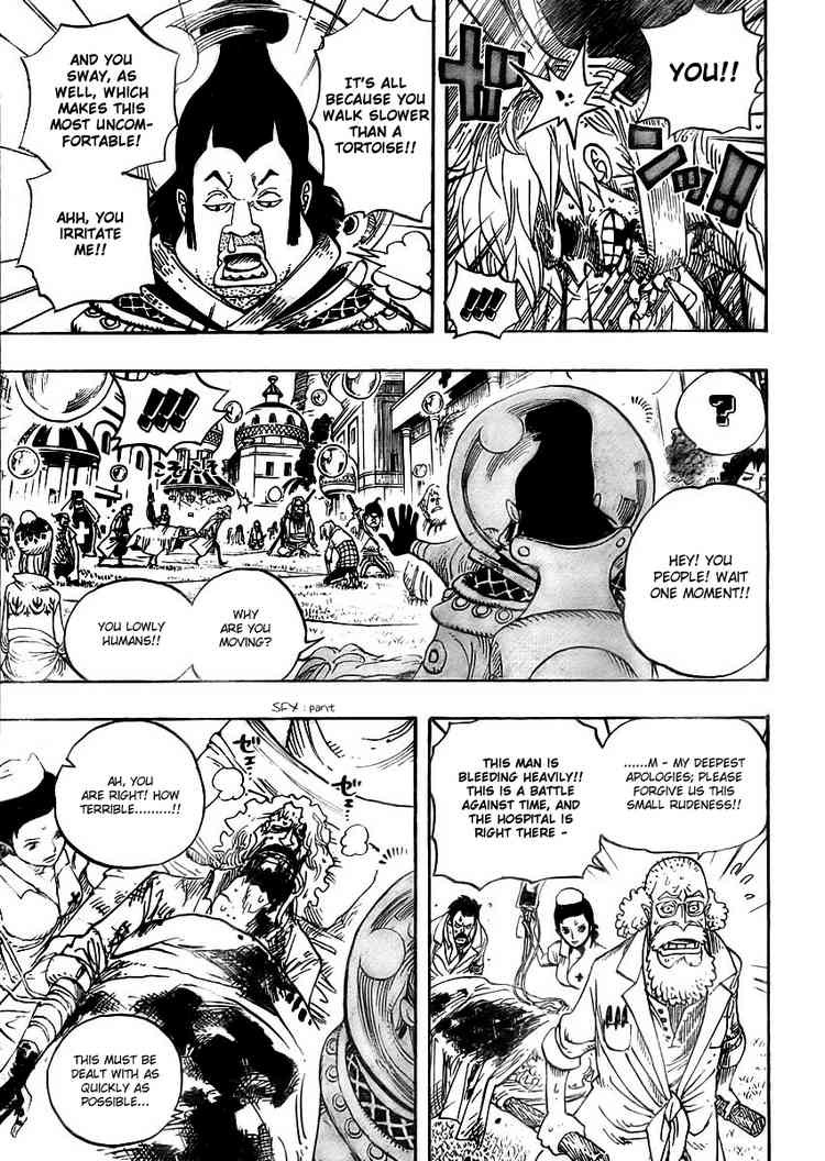 One Piece chapter 499 page 10