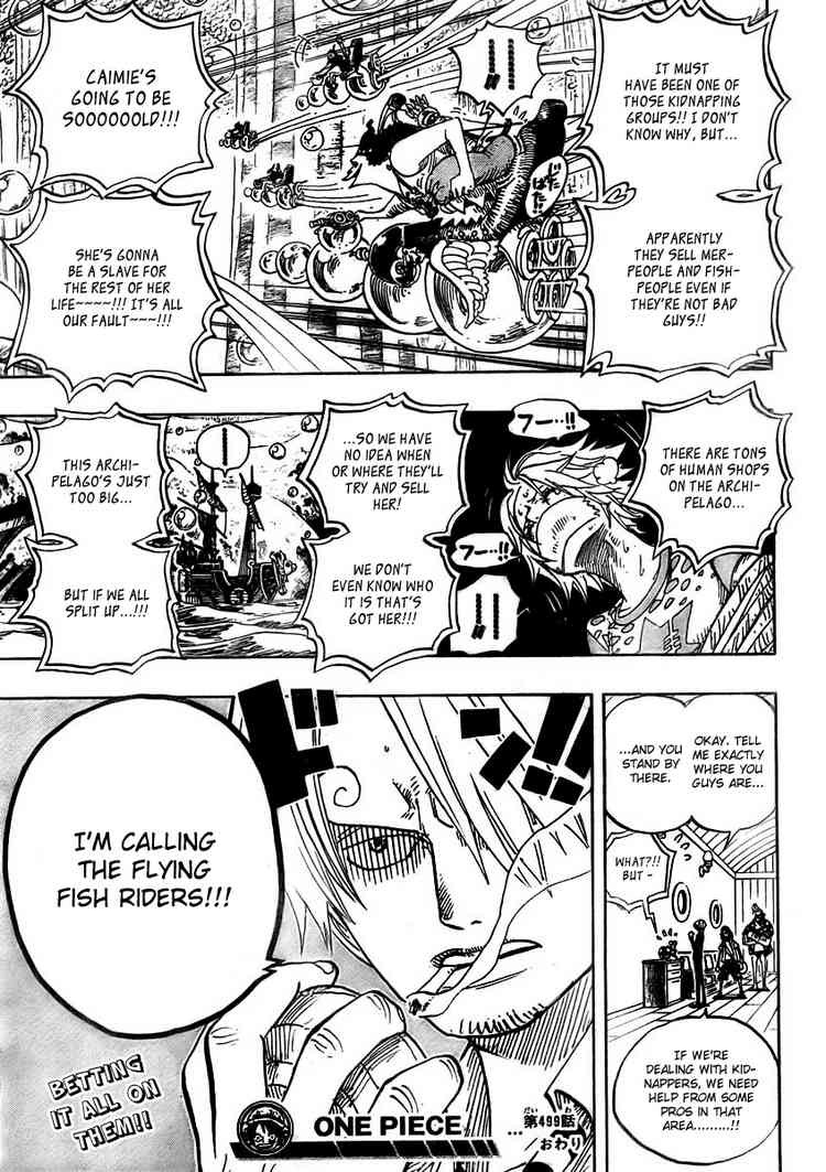 One Piece chapter 499 page 18