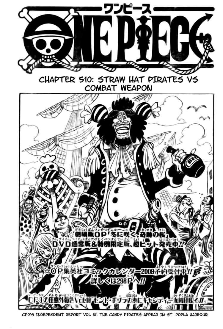 One Piece chapter 510 page 1
