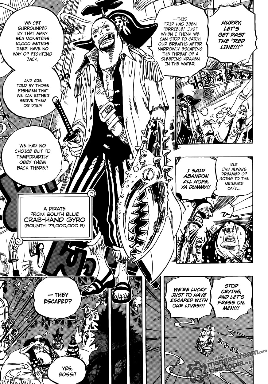 One Piece chapter 611 page 3
