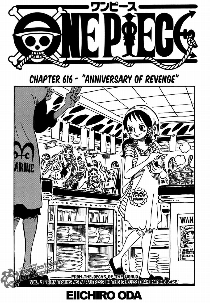 One Piece chapter 616 page 1