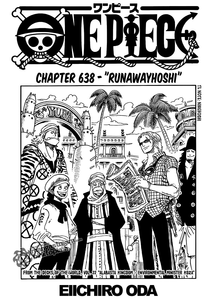 One Piece chapter 638 page 1