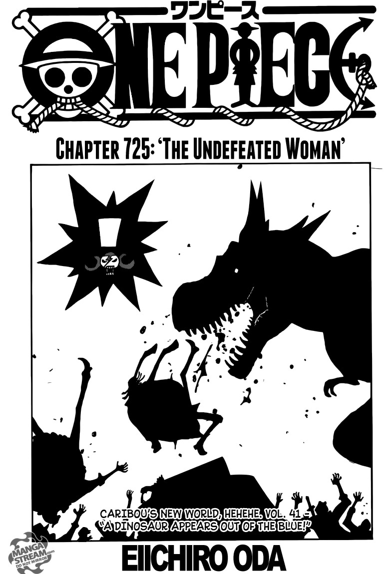 One Piece chapter 725 page 1