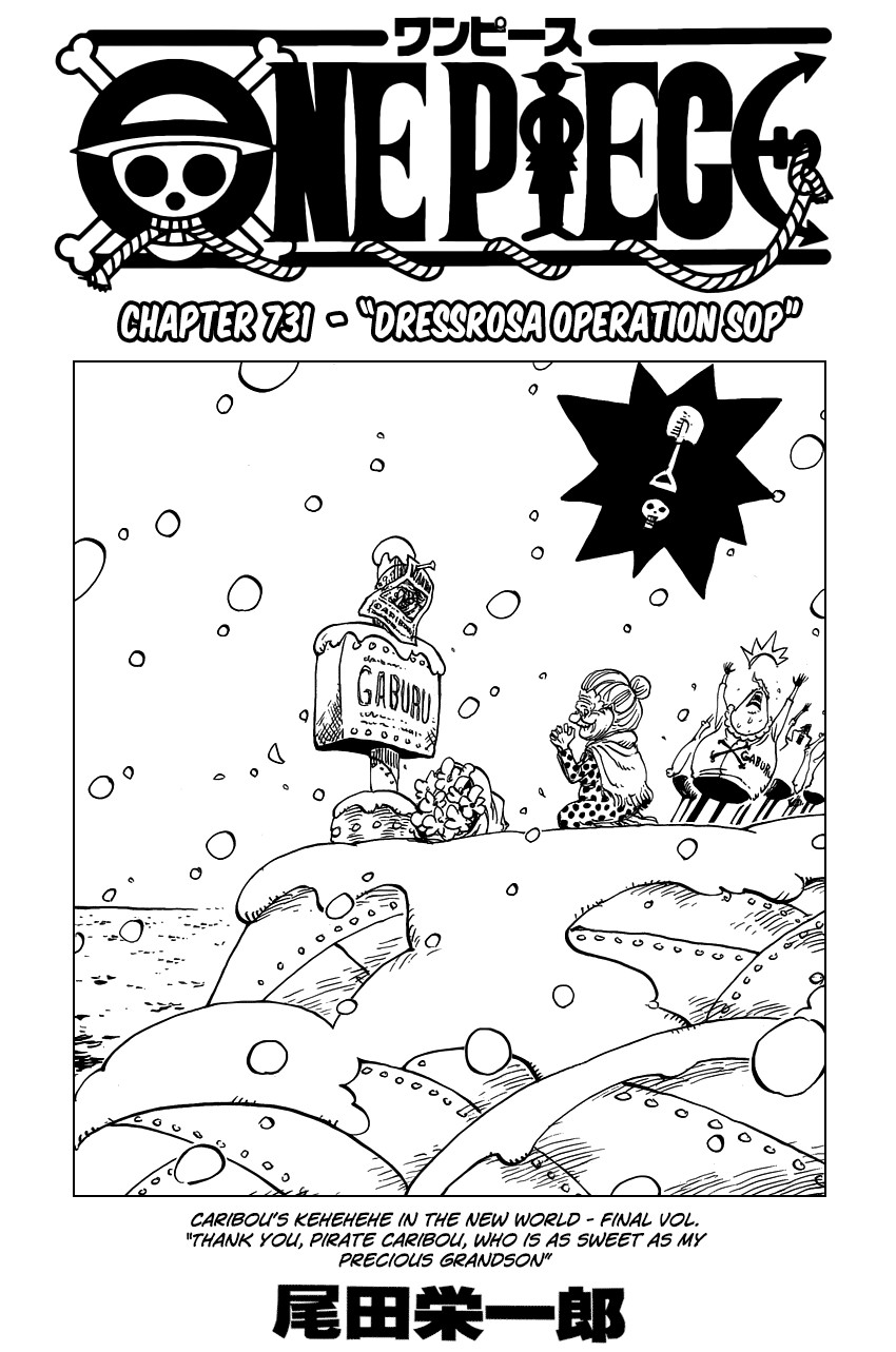 One Piece chapter 731 page 2