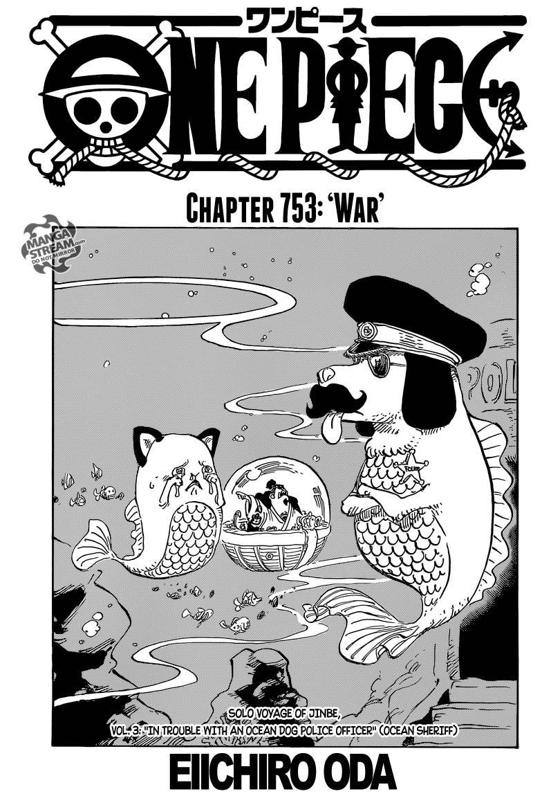One Piece chapter 753 page 1
