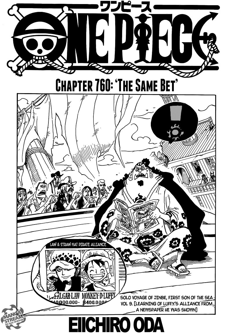 One Piece chapter 760 page 1