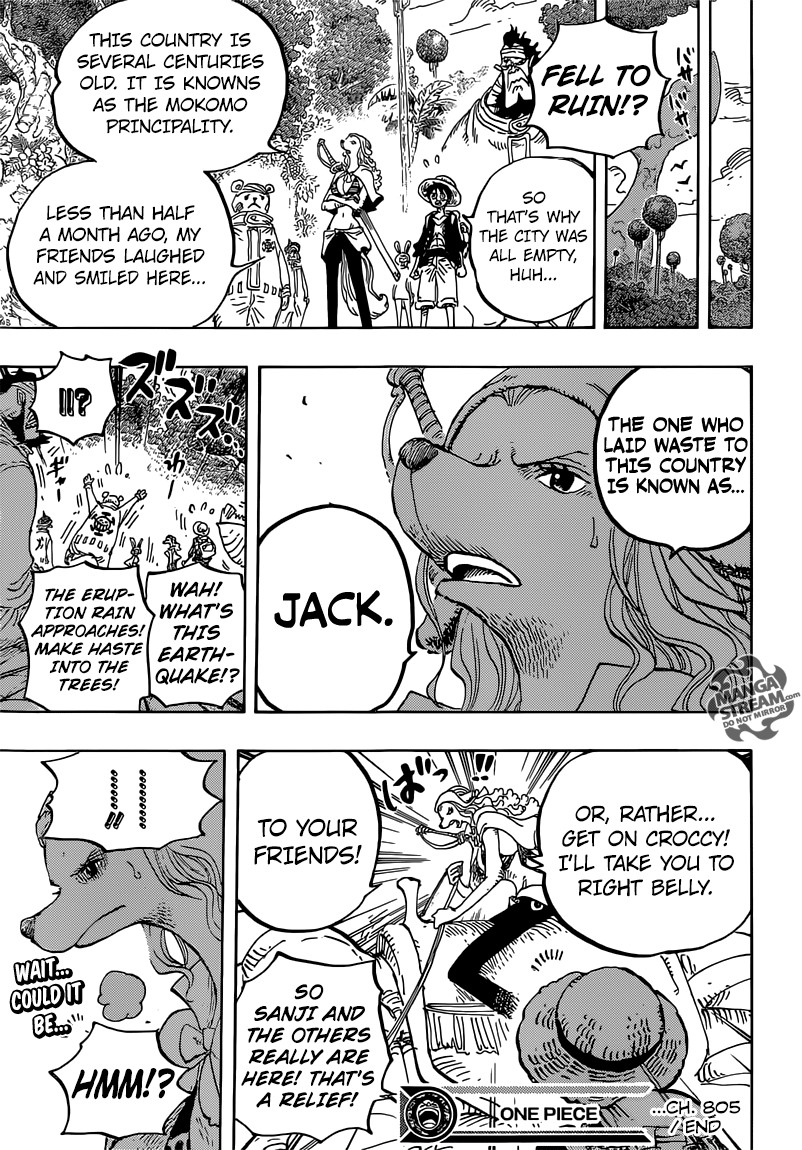 One Piece chapter 805 page 19