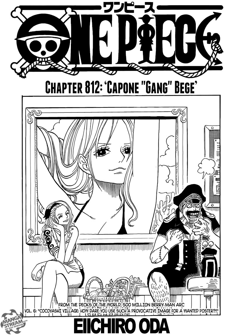 One Piece chapter 812 page 1