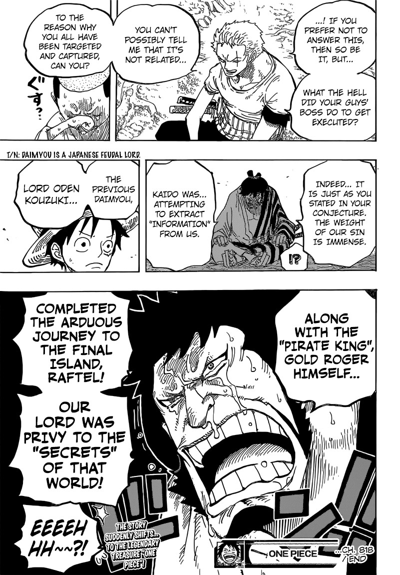 One Piece chapter 818 page 18