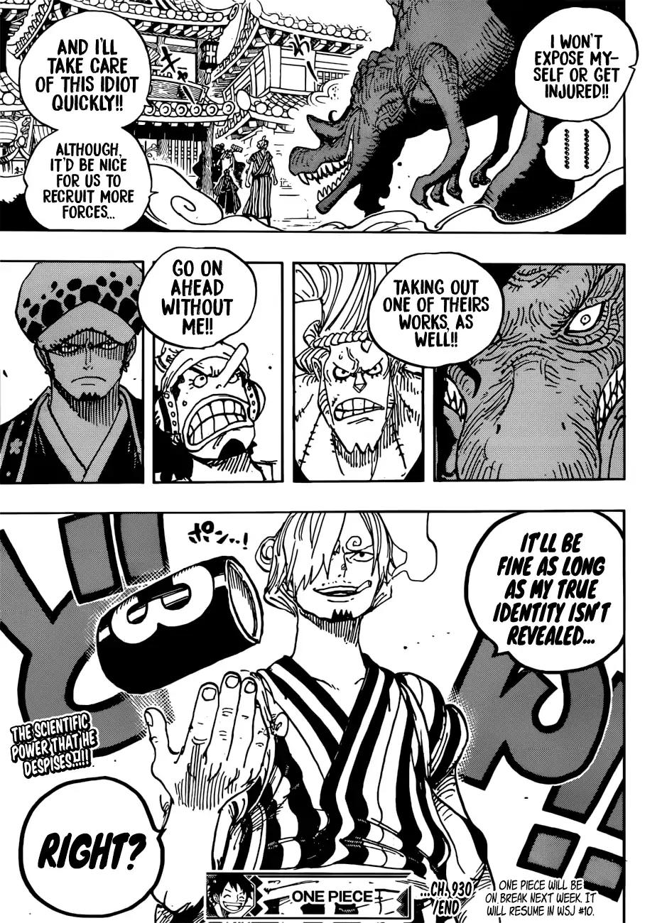 One Piece chapter 930 page 16