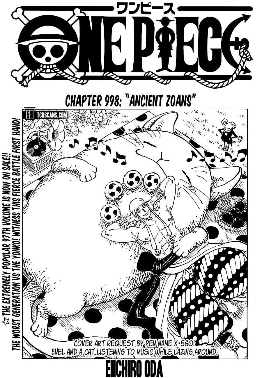 One Piece chapter 998 page 1