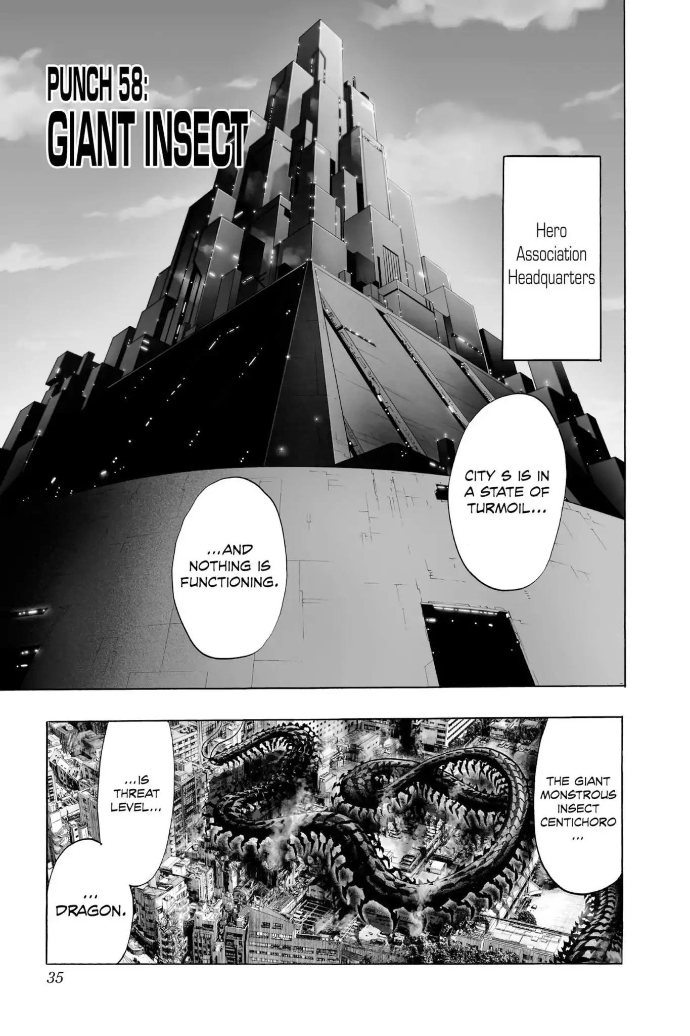 One-Punch Man chapter 58 page 1