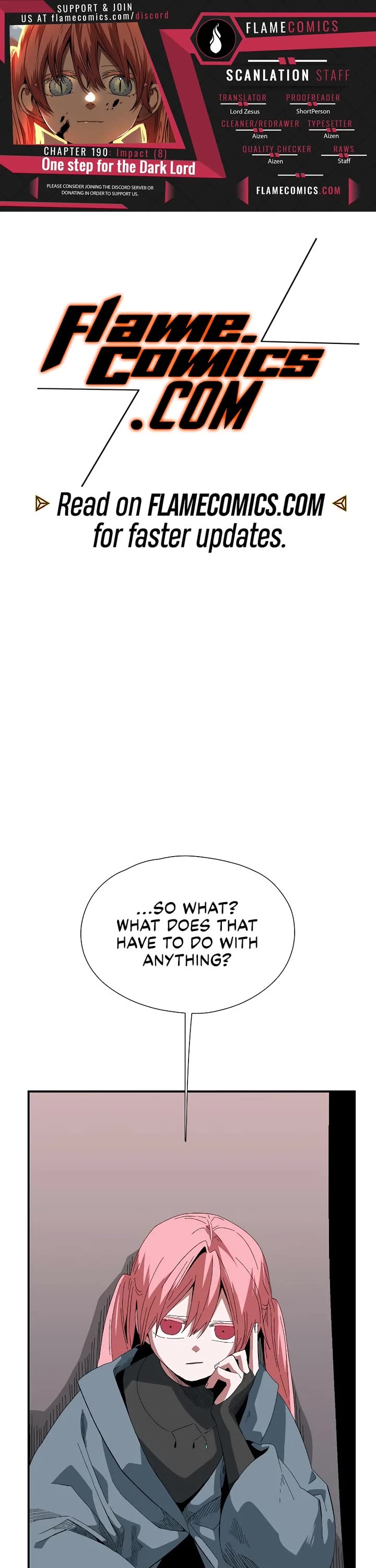 One Step for the Dark Lord chapter 190 page 1