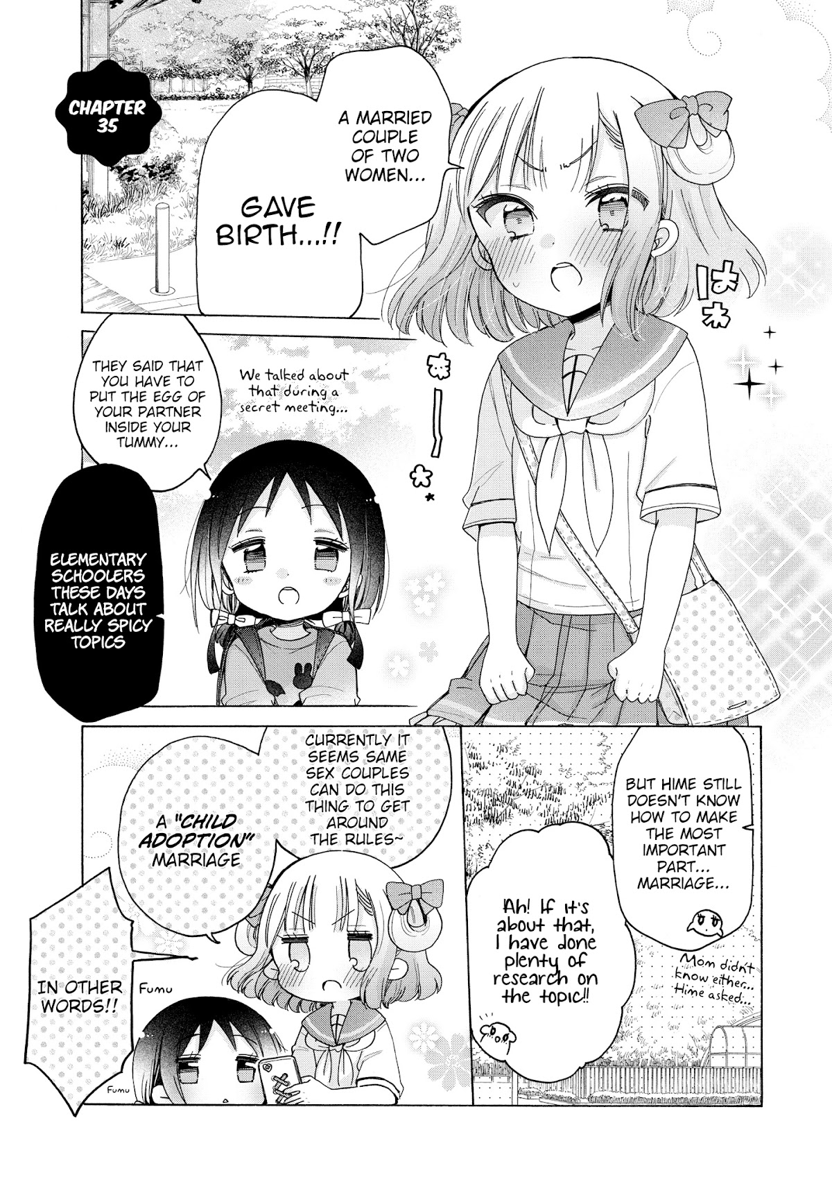 Onee-san wa Joshi Shougakusei ni Kyoumi ga arimasu. chapter 35 page 2
