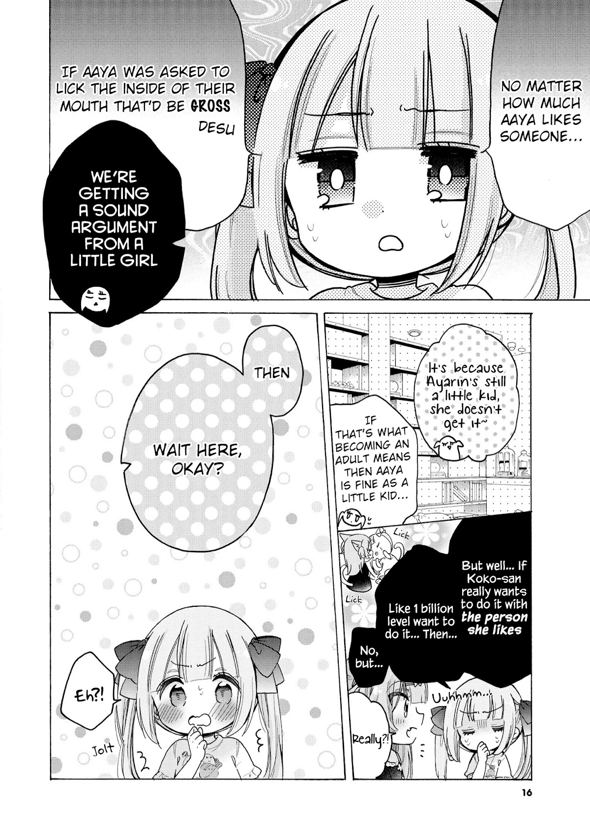 Onee-san wa Joshi Shougakusei ni Kyoumi ga arimasu. chapter 37 page 16