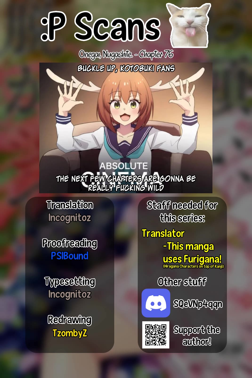 Onegai, Nugashite. chapter 76 page 18