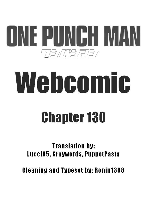 Onepunch-Man (ONE) chapter 130 page 1
