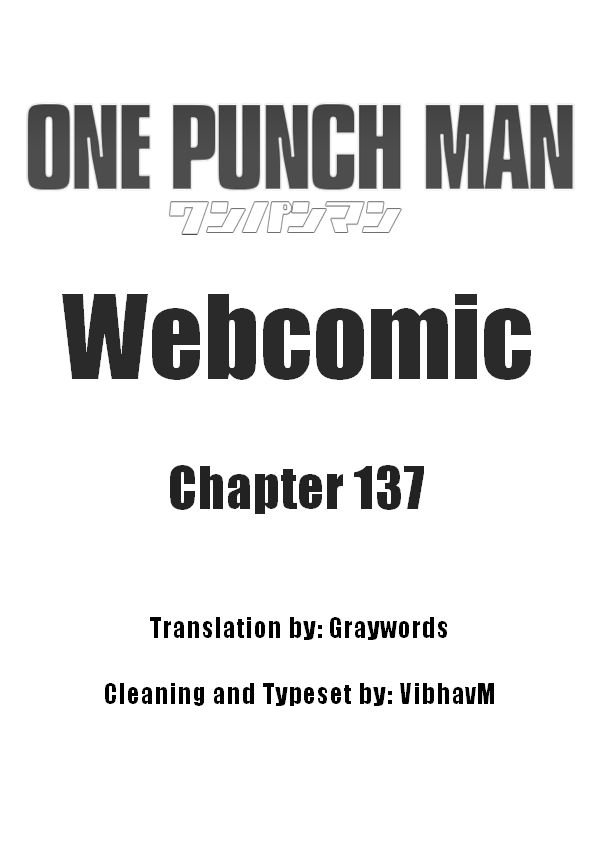 Onepunch-Man (ONE) chapter 137 page 1