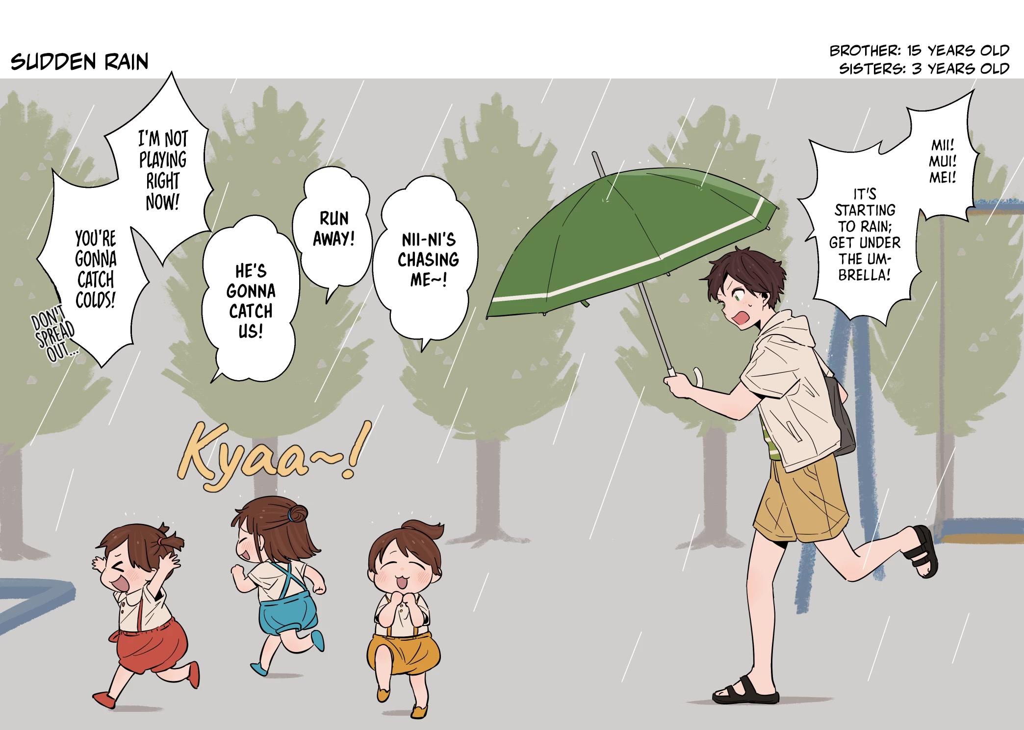 Onii-chan to Mitsugo no Imouto-tachi chapter 15 page 1
