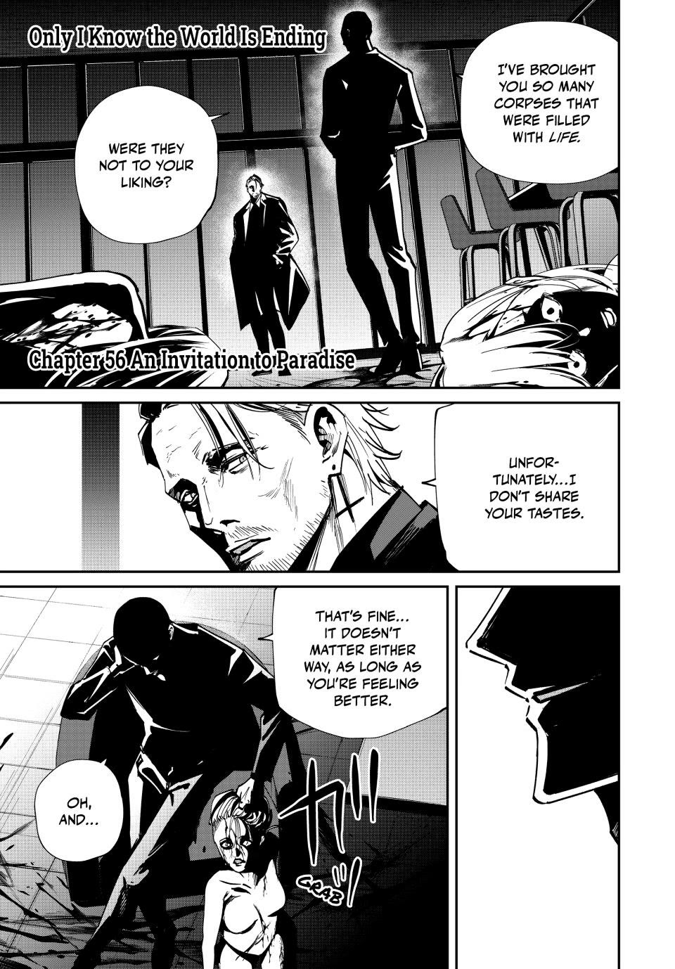 Only I Know That the World Will End. In a World Where Monsters Appear, I Level up by Returning From Death chapter 56 page 1