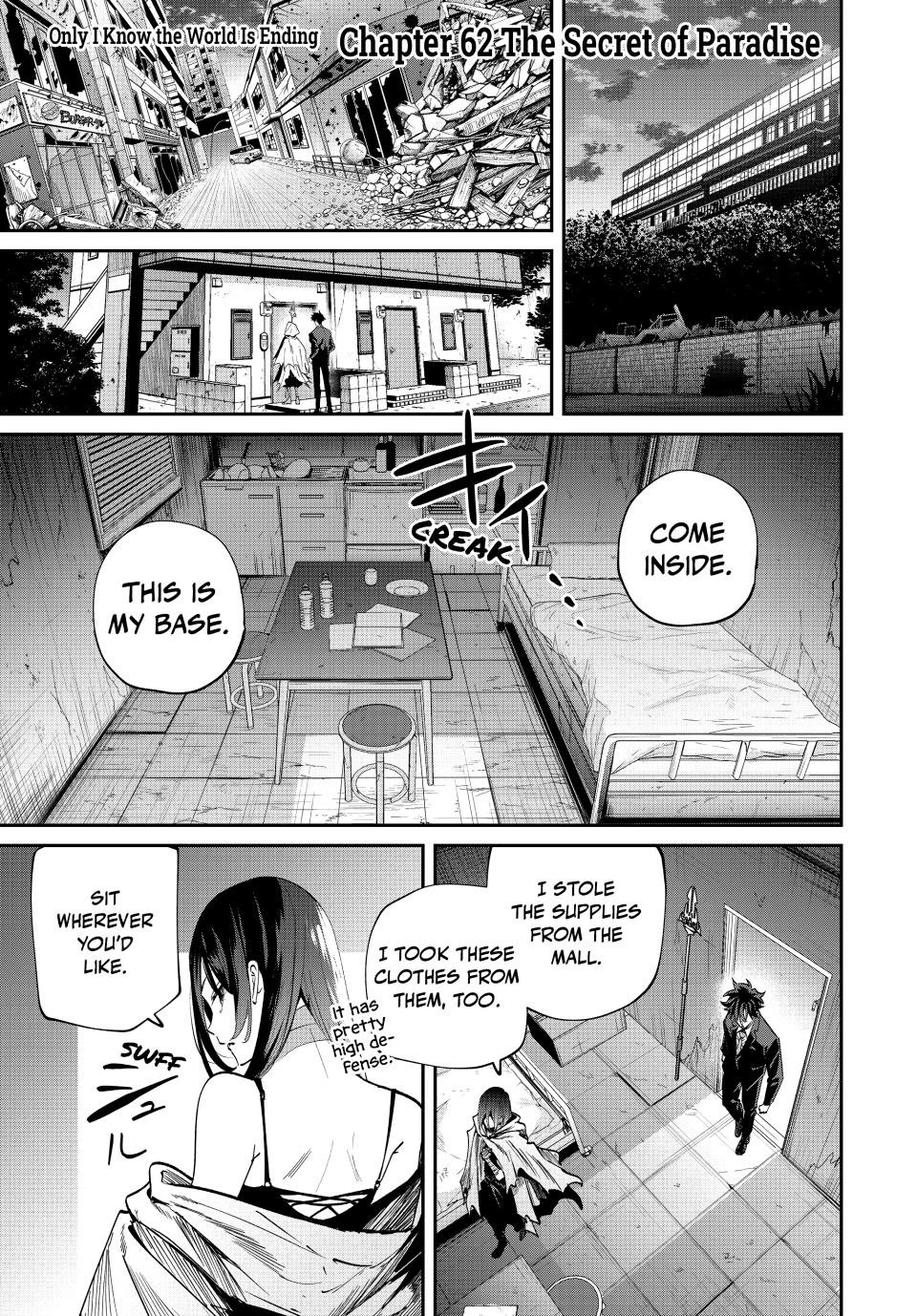 Only I Know That the World Will End. In a World Where Monsters Appear, I Level up by Returning From Death chapter 62 page 1