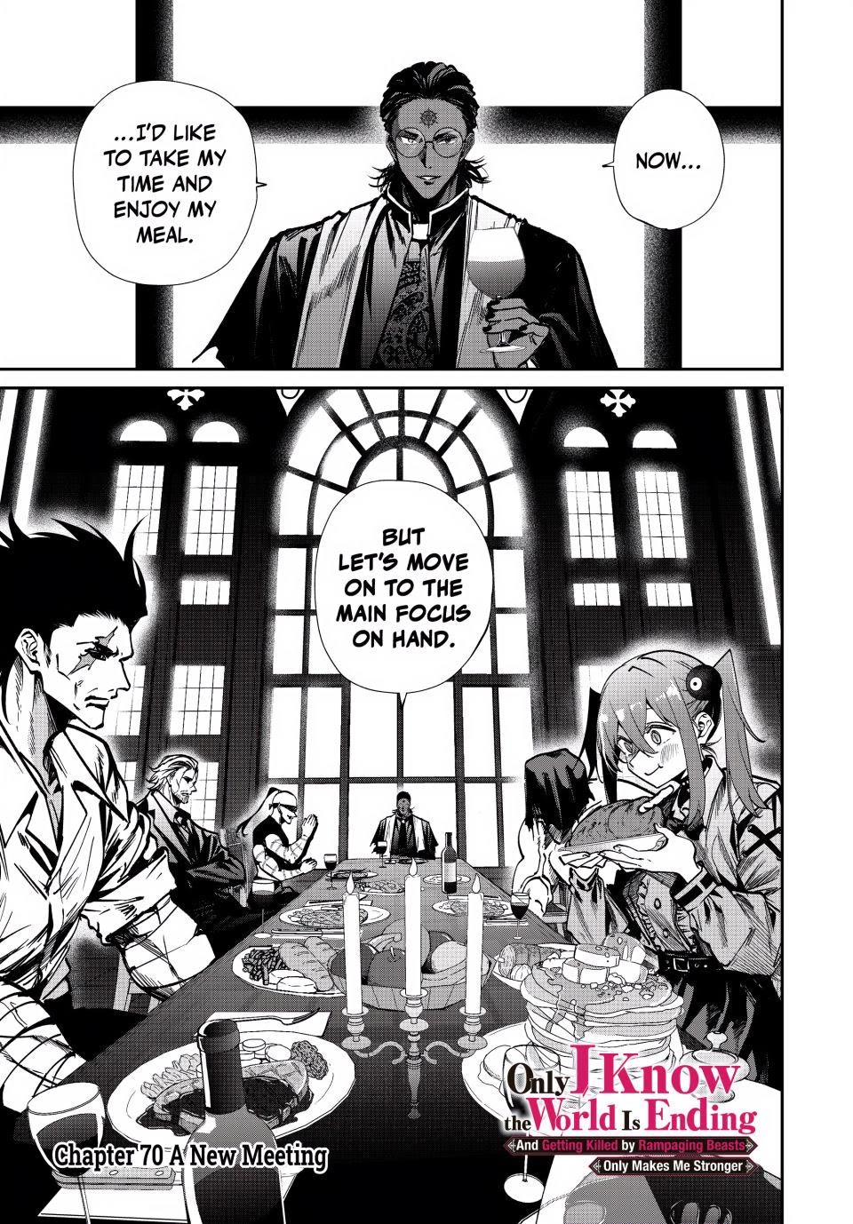 Only I Know That the World Will End. In a World Where Monsters Appear, I Level up by Returning From Death chapter 70 page 1