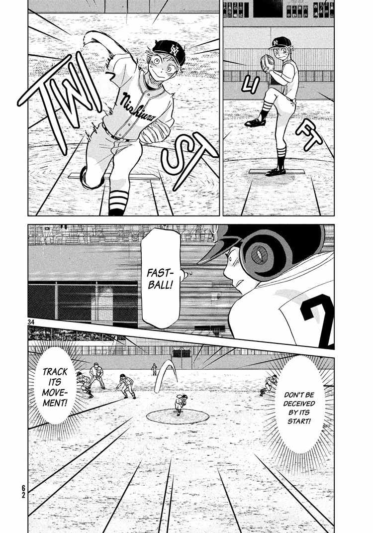 Ookiku Furikabutte chapter 115 page 34