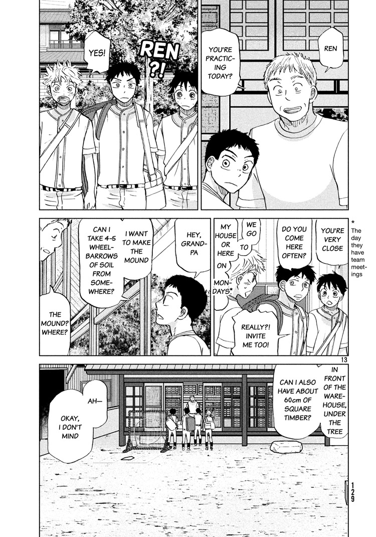 Ookiku Furikabutte chapter 122 page 14