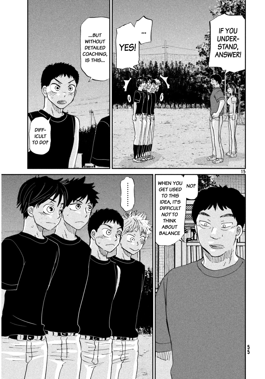 Ookiku Furikabutte chapter 124 page 16