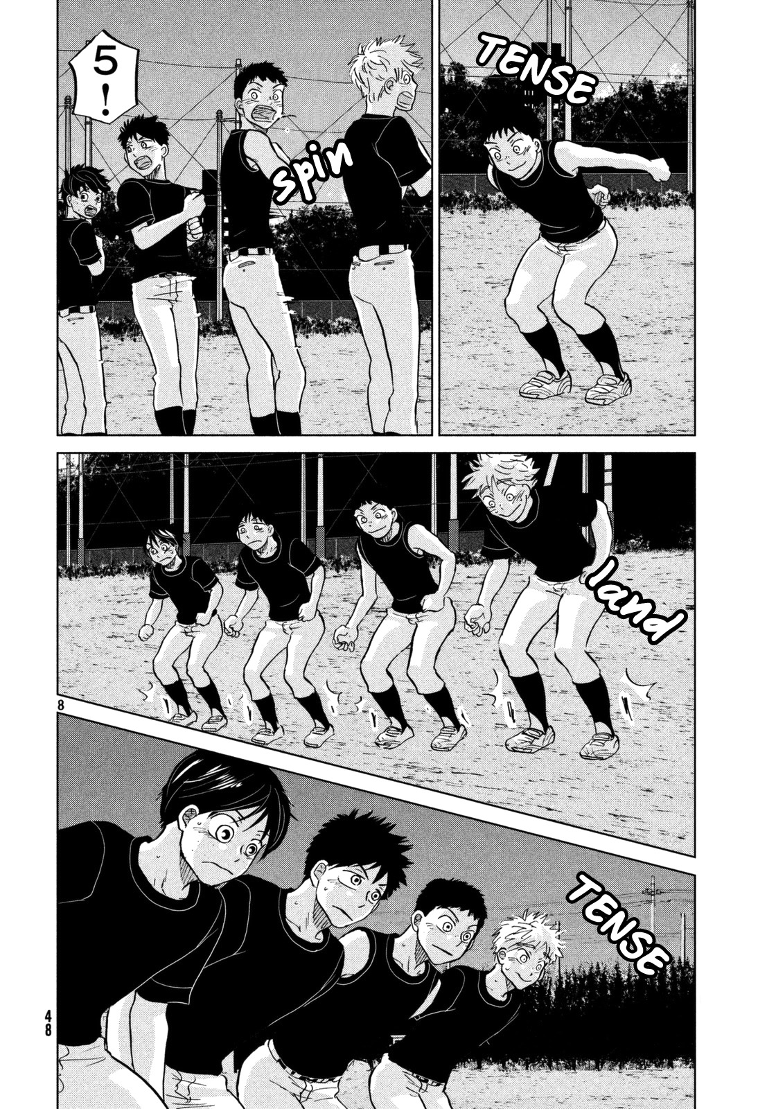 Ookiku Furikabutte chapter 124 page 9