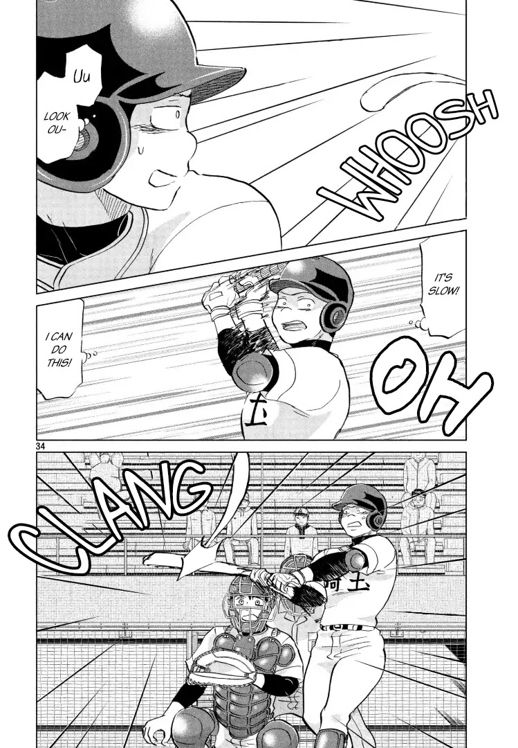 Ookiku Furikabutte chapter 142 page 35