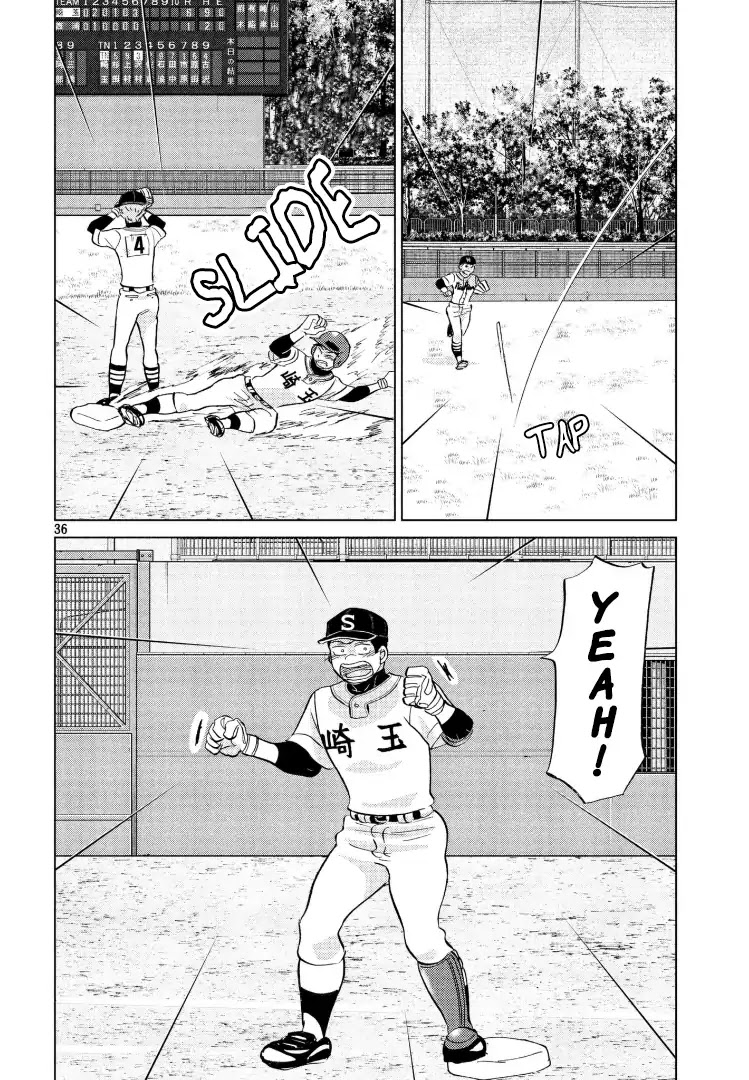 Ookiku Furikabutte chapter 142 page 37