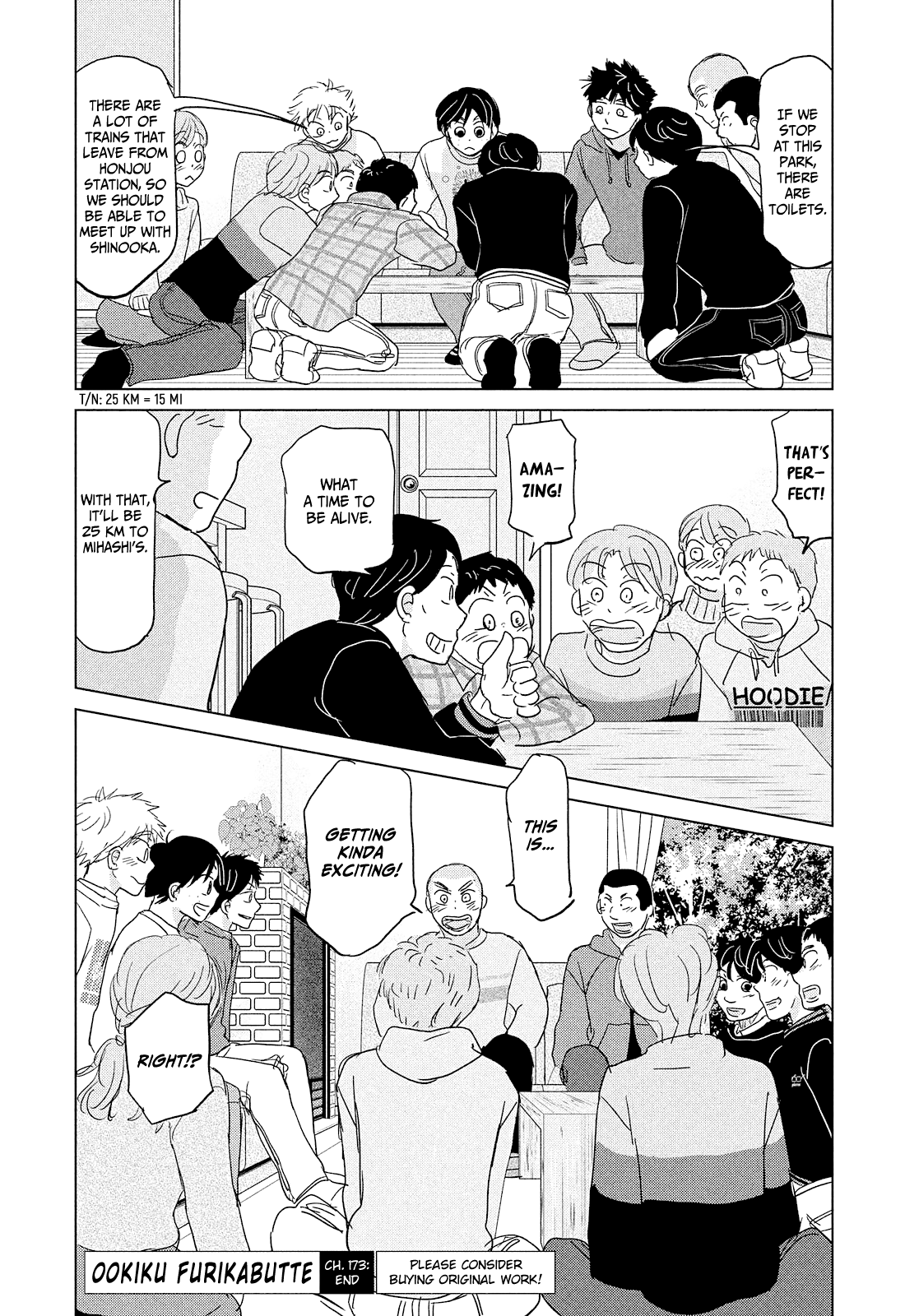 Ookiku Furikabutte chapter 173 page 38