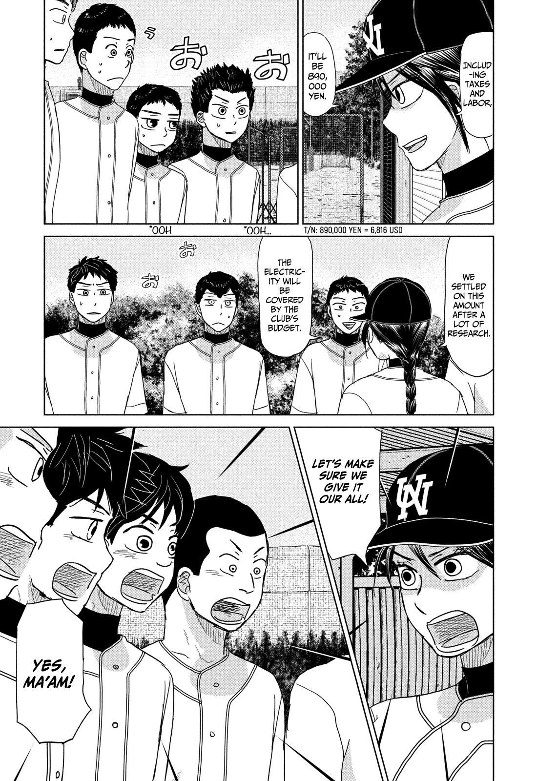 Ookiku Furikabutte chapter 183 page 3