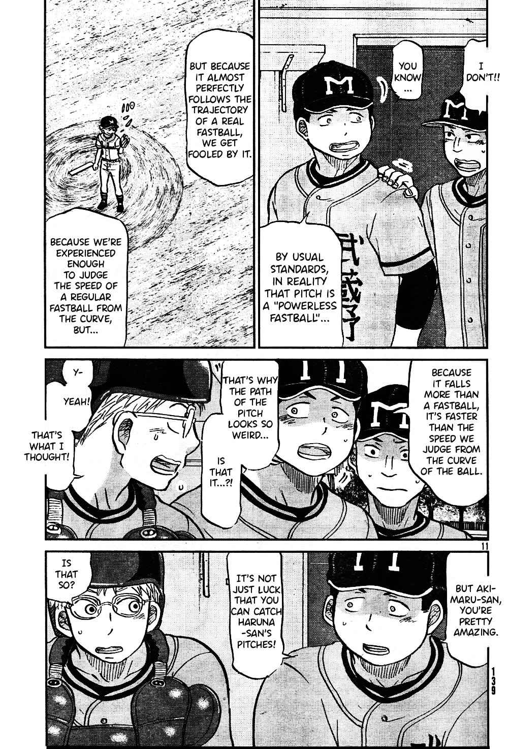 Ookiku Furikabutte chapter 95 page 12