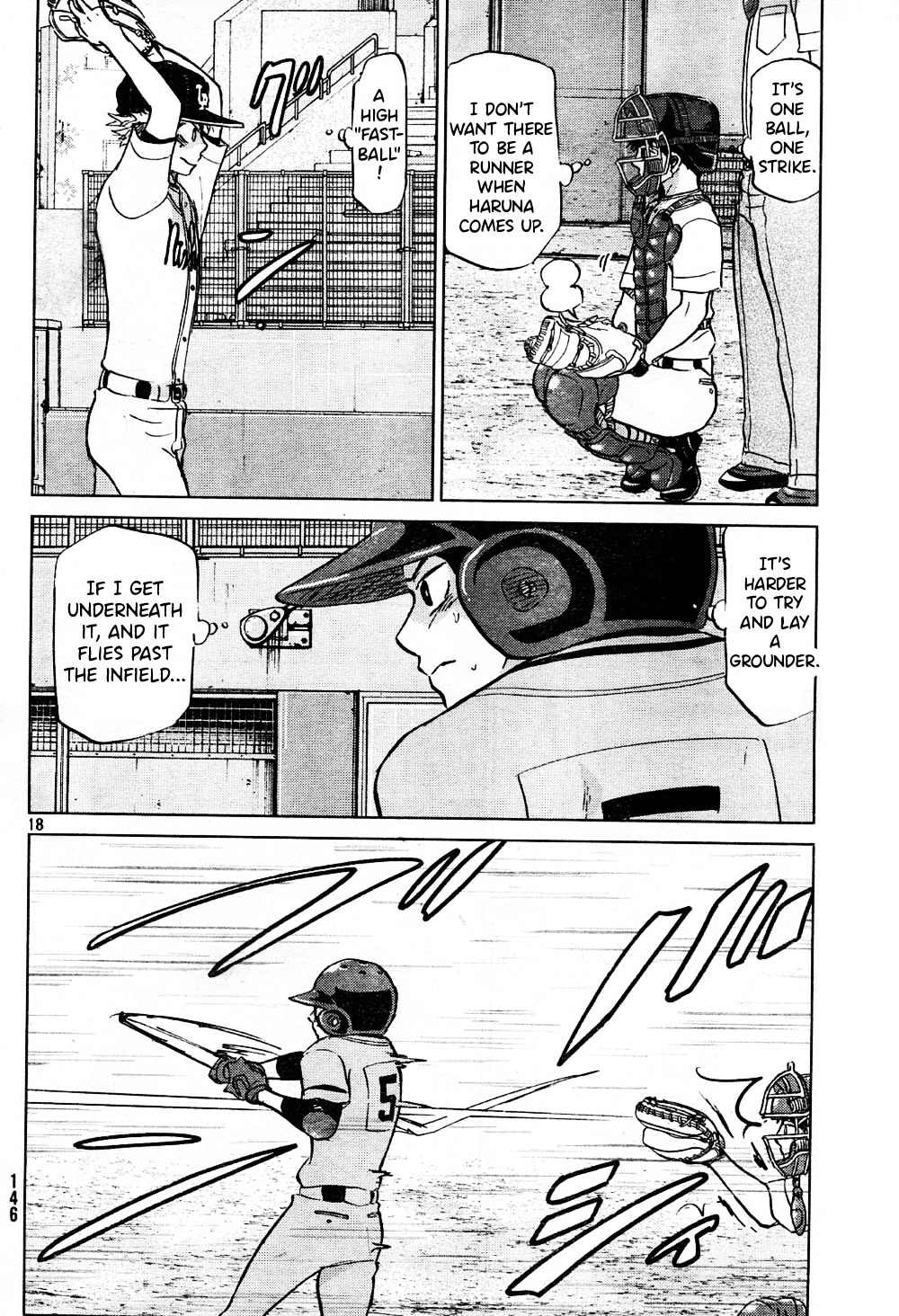 Ookiku Furikabutte chapter 95 page 19