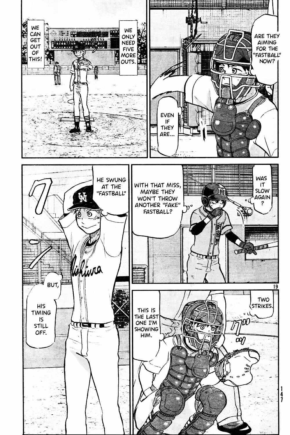 Ookiku Furikabutte chapter 95 page 20