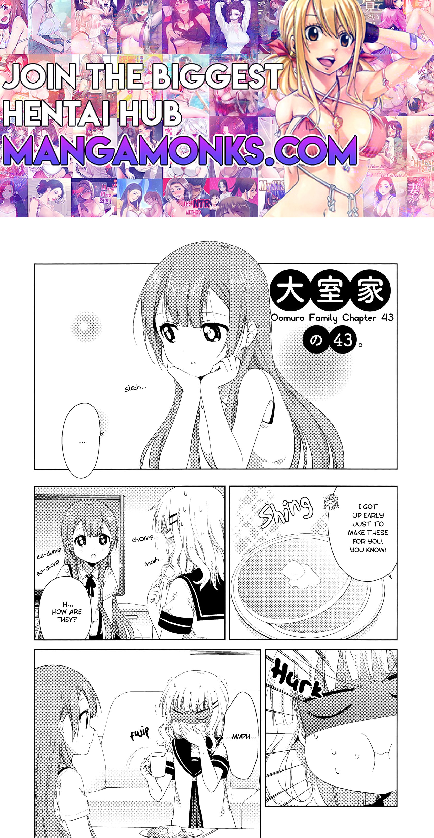 Oomuro-ke chapter 43 page 1