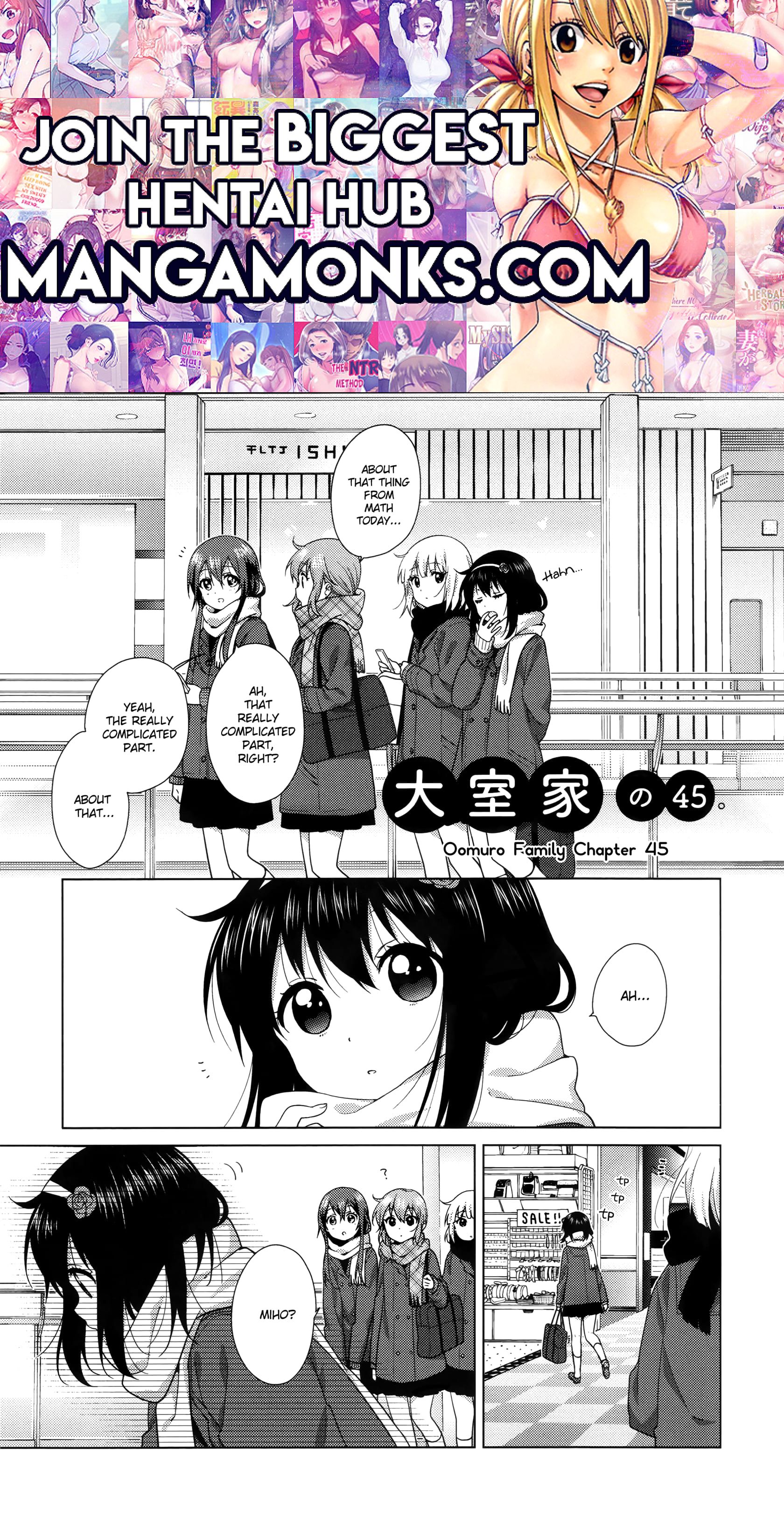 Oomuro-ke chapter 45 page 1