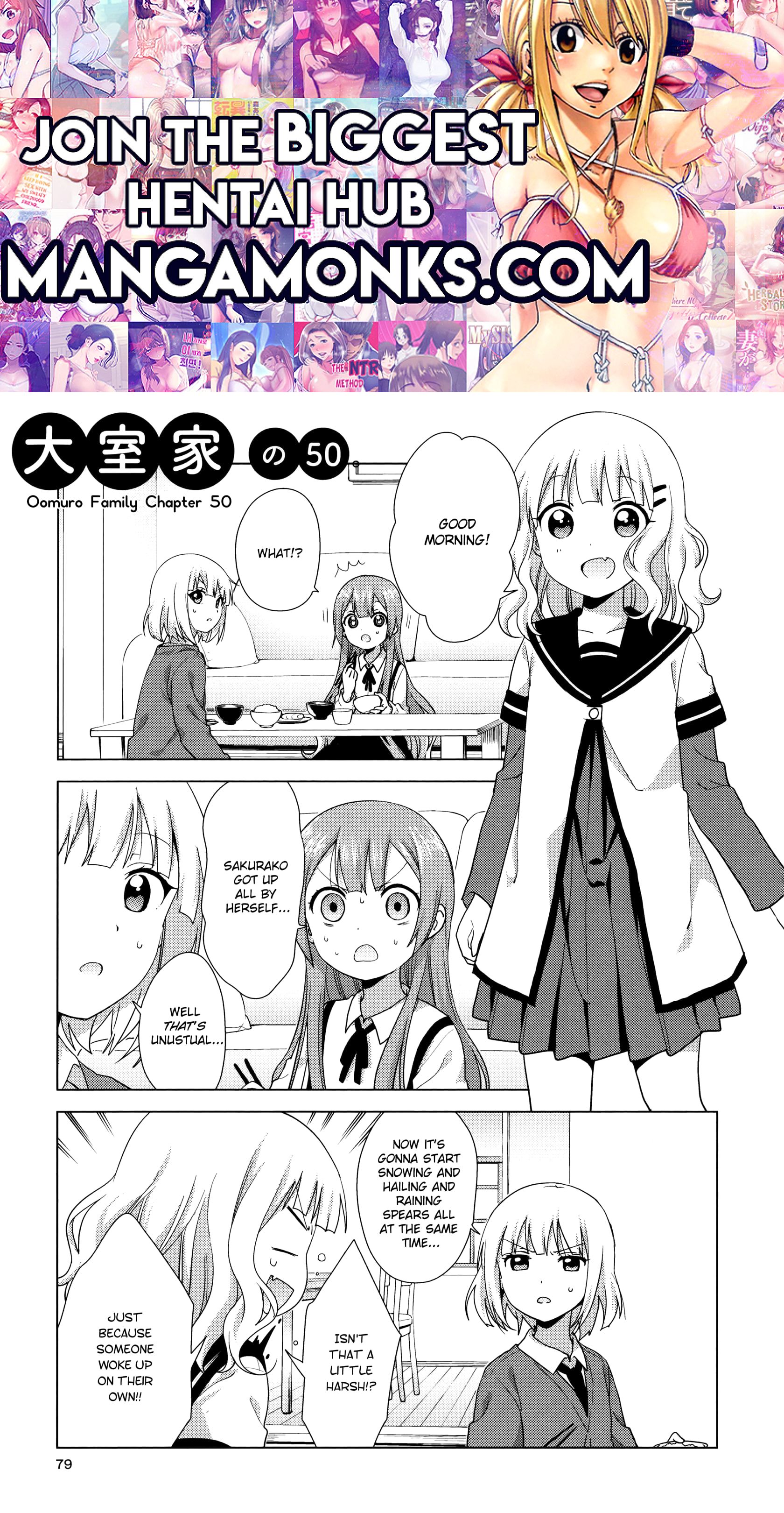 Oomuro-ke chapter 50 page 1