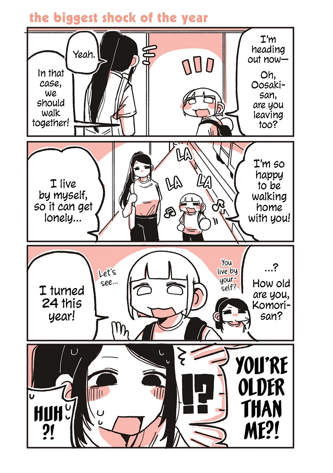 Oosaki-san & Komori-san chapter 14 page 1